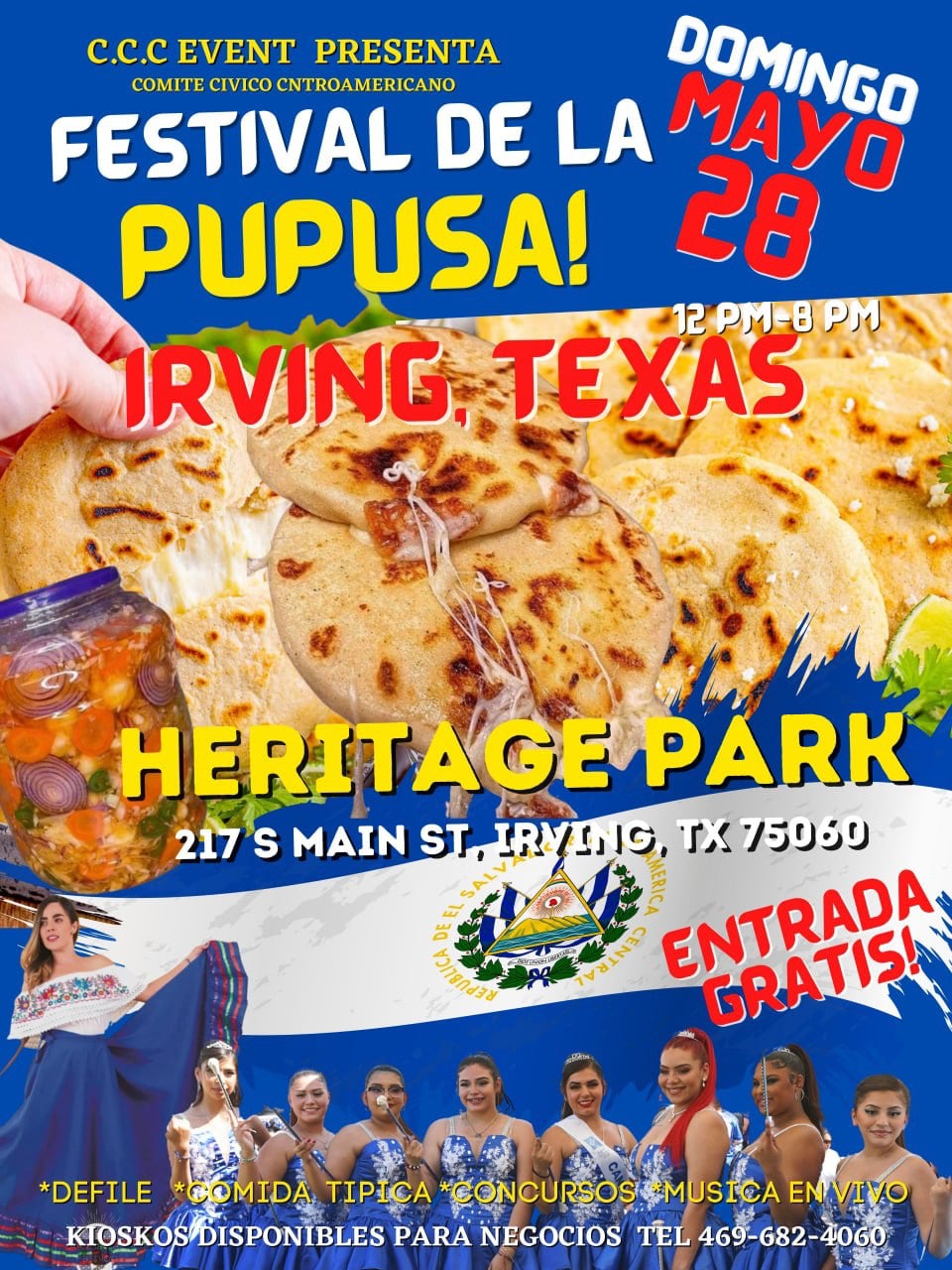 Anuncian el Primer Festival de la Pupusa Velasquez Express
